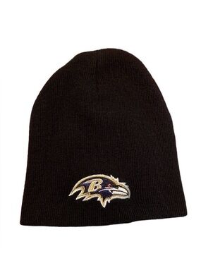 NFL Baltimore Ravens Black Knit Hat